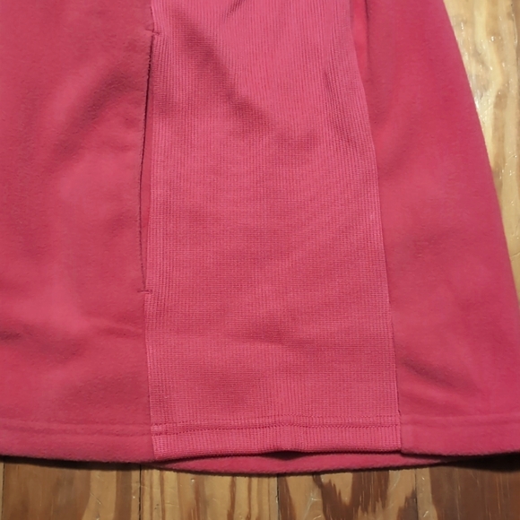 Asymmetric Full-Zip Pink Fleece Women-Size small - Picture 5 of 12